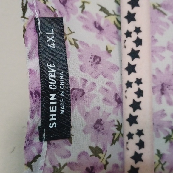 Cute sheer low cut v neck size 4x - Picture 3 of 4